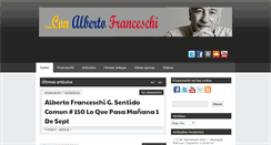 Desktop Screenshot of albertofranceschi.com